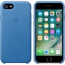 Apple iPhone 7 Leather Case - Sea Blue (MMY42)