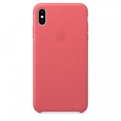 Apple iPhone XS Max Leather Case - Peony Pink (MTEX2)