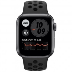 Apple Watch Nike SE GPS + Cellular 44mm Space Gray Aluminum Case w. Anthracite/Black Nike Sport B. (MG063/MG0A3)