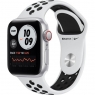 Apple Watch Nike SE GPS + Cellular 40mm Silver Aluminum Case w. Pure Platinum/Black Nike Sport B. (MYYR2/MYYW2)