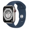 Apple Watch Edition Series 7 LTE 45mm Titanium Case w. Abyss Blue Sport Band (ML8W3+MKUW3)