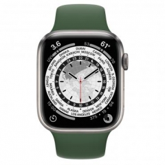 Apple Watch Edition Series 7 LTE 45mm Titanium Case w. Clover Sport Band (ML8W3+MKUN3)