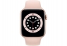 Apple Watch Series 6 GPS + Cellular 40mm Gold Aluminum Case w. Pink Sand Sport B. (M02P3/M06N3)