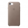 Apple iPhone 7 Leather Case - Taupe (MPT62)