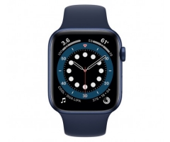 Apple Watch Series 6 GPS + Cellular 44mm Blue Aluminum Case w. Deep Navy Sport B. (M07J3/M09A3)