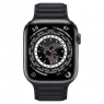 Apple Watch Edition Series 7 LTE 45mm S. Black Titanium Case w. Midnight L. Link S/M (ML8V3+ML813)