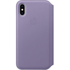 Apple iPhone XS Leather Folio - Lilac (MVF92)