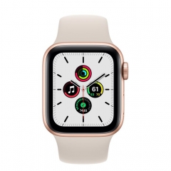 Apple Watch SE GPS 40mm Gold Aluminum Case w. Starlight S. Band (MKQ03)